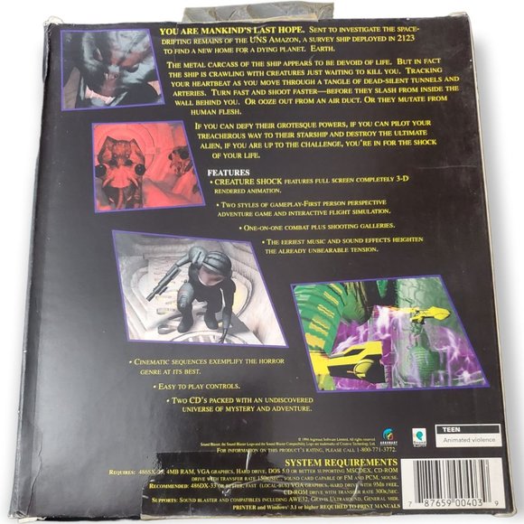 Creature Shock Big Box PC Game Retro - Picture 3 of 7